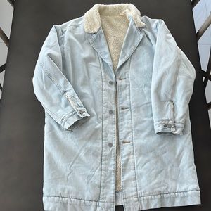 Levi's Womens Denim Sherpa Lined Reversible Jacket size S
